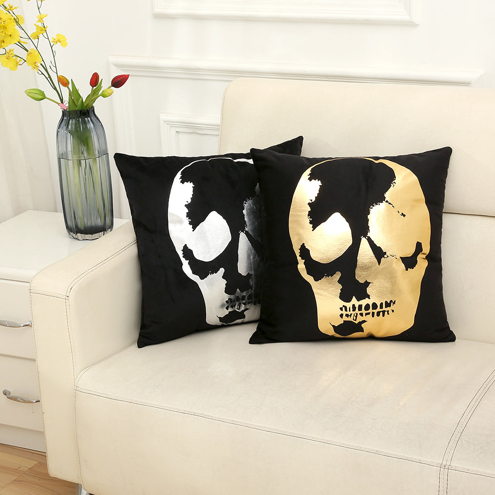 Fashion Bronzing Love Pattern Throw Pillow Case Cushion Cover Home Sofa Decor