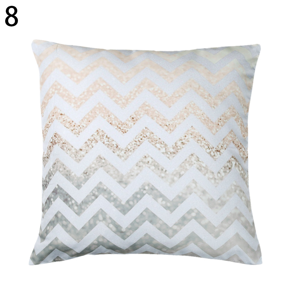 Floral Letter Animal Printed Pillow Case Sofa Car Waist Cushion Cover Home Decor