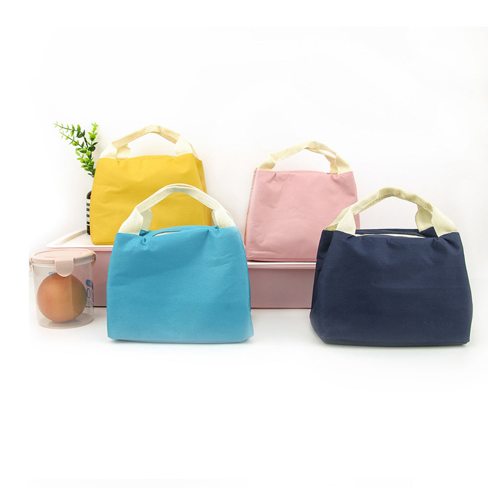 Portable Waterproof Insulated Thermal Lunch Bag Student Travel Picnic Pouch