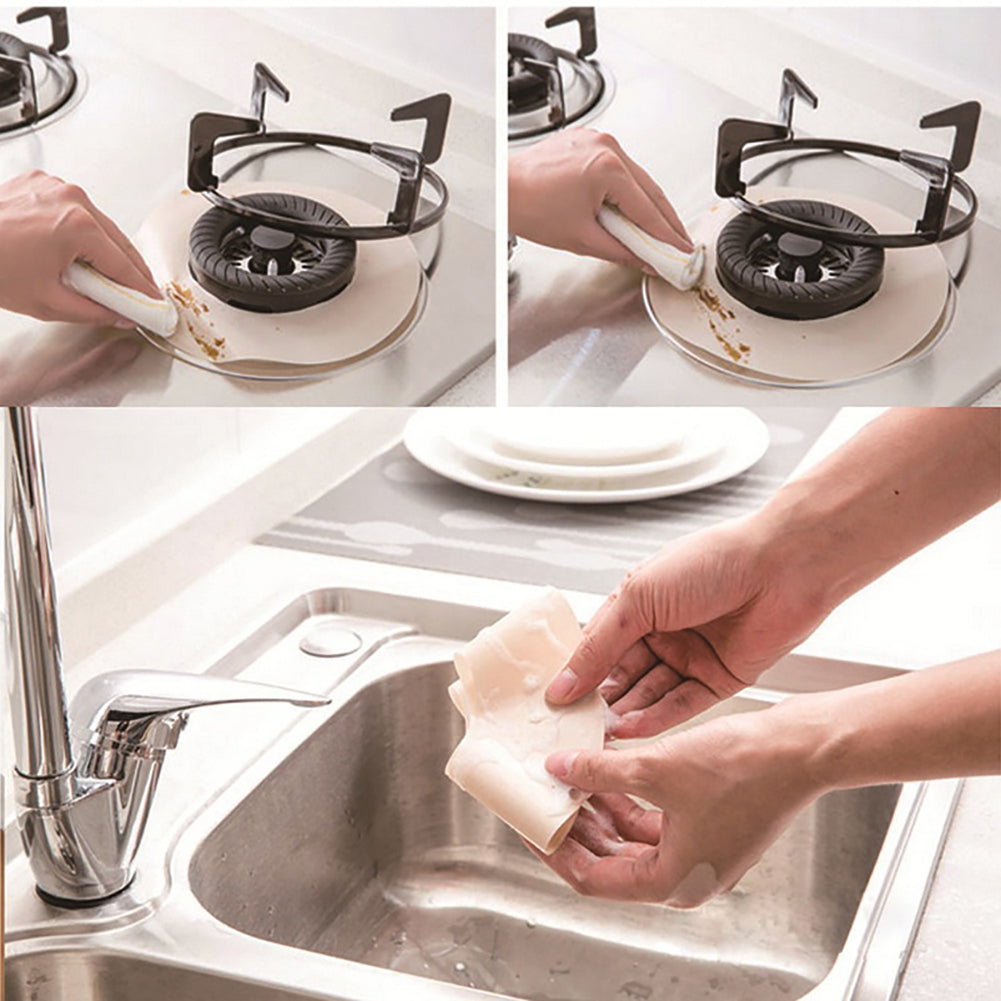 Reusable Round Non Stick Stove Cover Gas Range Burner Stovetop Protect Mat Pad