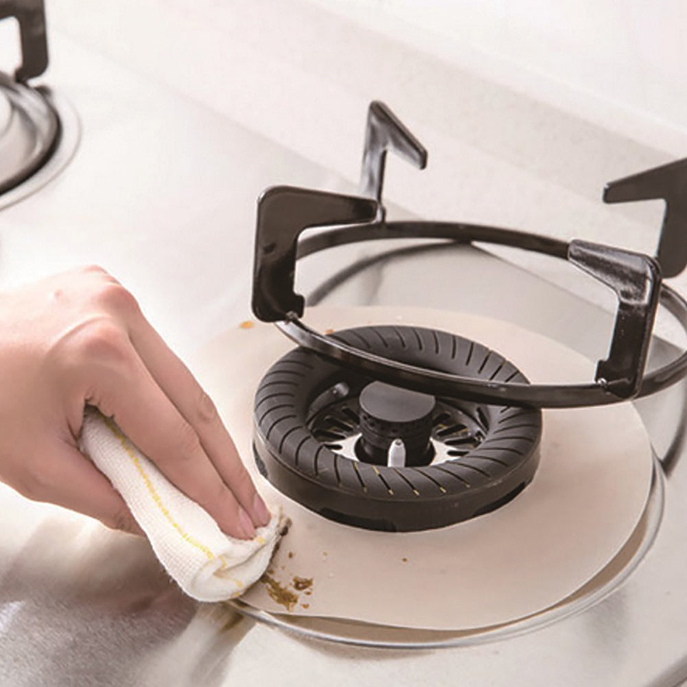 Reusable Round Non Stick Stove Cover Gas Range Burner Stovetop Protect Mat Pad