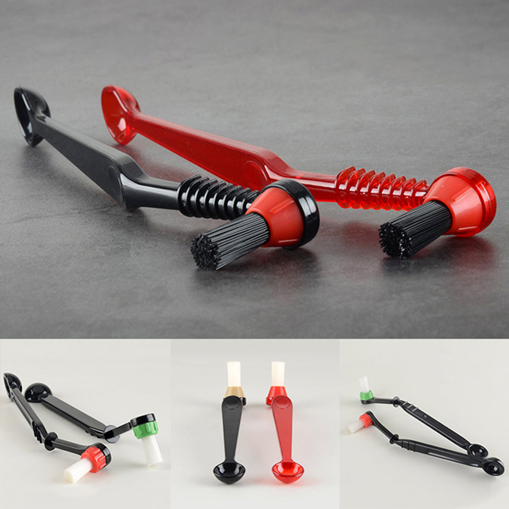 Anti-scald Nylon Cleaning Brush Spoon Tool Set for Espresso Coffee Machine Group Head