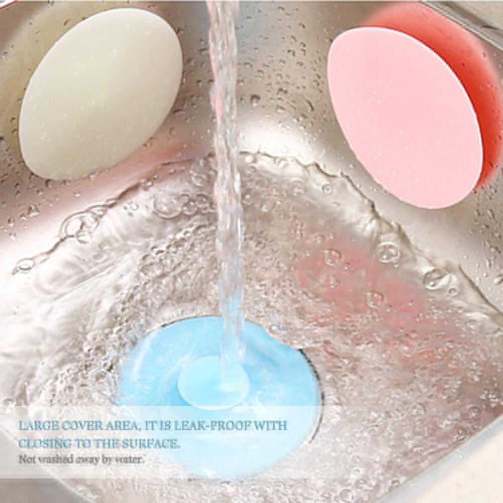 Kitchen Water Sink Stopper Sucker Drain Strainer Plug Silicone Leak-proof Cover