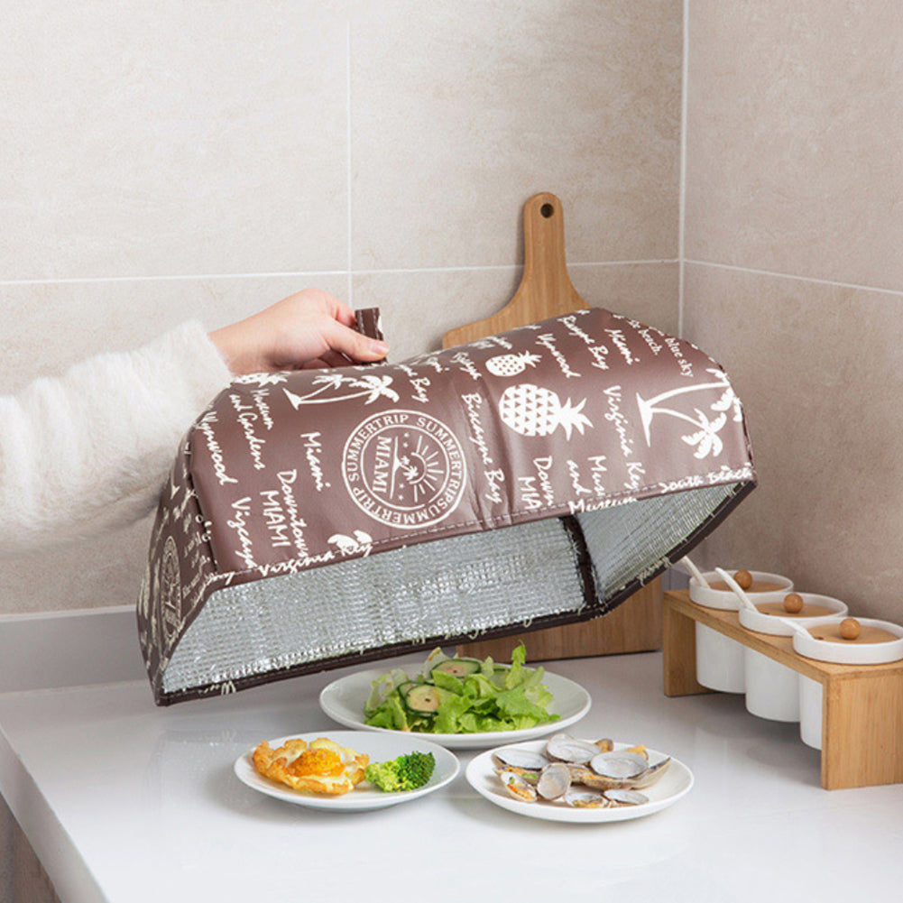 Collapsible Heat Preservation Insulation Dish Dustproof Kitchen Food Cover Tent