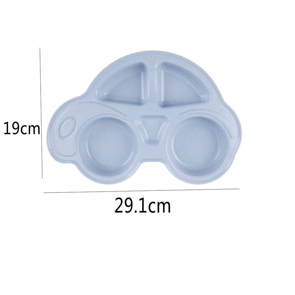 Cute Cartoon Car Small Chips Snacks Dishware Dishes Kids Dinner Plate Separator