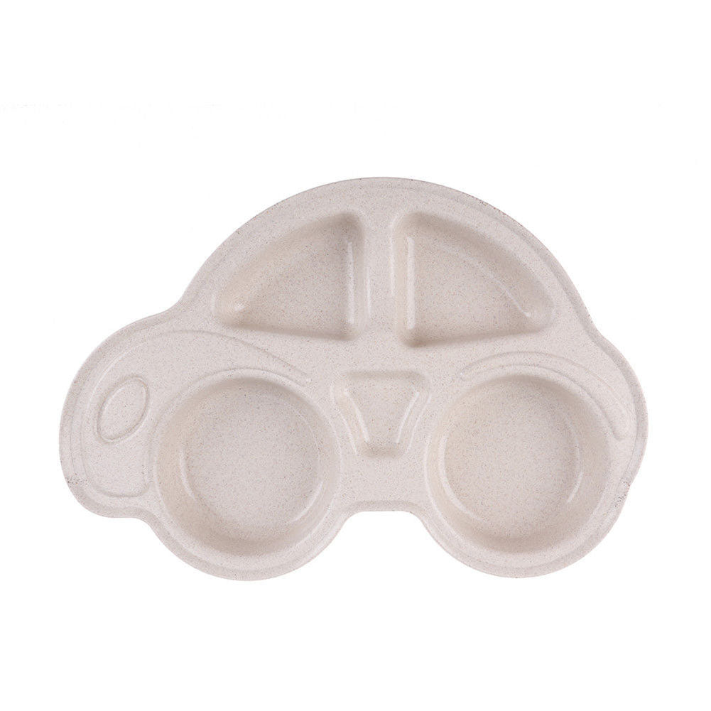 Cute Cartoon Car Small Chips Snacks Dishware Dishes Kids Dinner Plate Separator