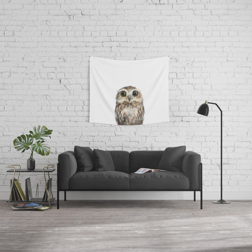 Cute Owl Alpaca Sexy Lady Tapestry Beach Towel Bikini Cover Up Blanket Yoga Mat