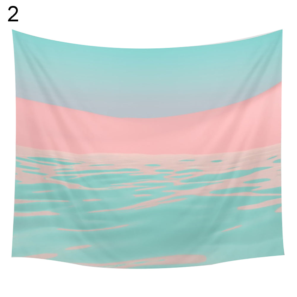 Grid Pink Beach Pineapple Wall Hanging Tapestry Home Decor Picnic Blanket Towel