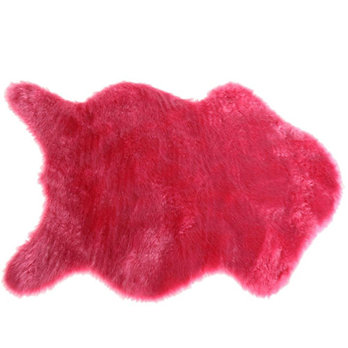 Soft Faux Sheepskin Rug Mat Carpet Pad Anti-Slip Chair Sofa Cover Home Decor