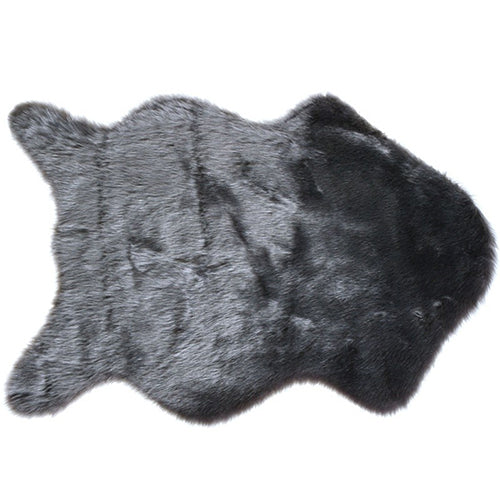 Soft Faux Sheepskin Rug Mat Carpet Pad Anti-Slip Chair Sofa Cover Home Decor