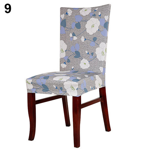 Elastic Flower Hotel Home Dining Room Wedding Banquet Party Seat Chair Cover