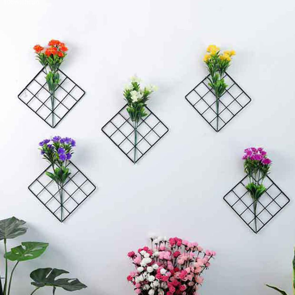 Nordic Minimalist Plant Grid Panel Wall Decor Jewelry Organizer Photo Frame