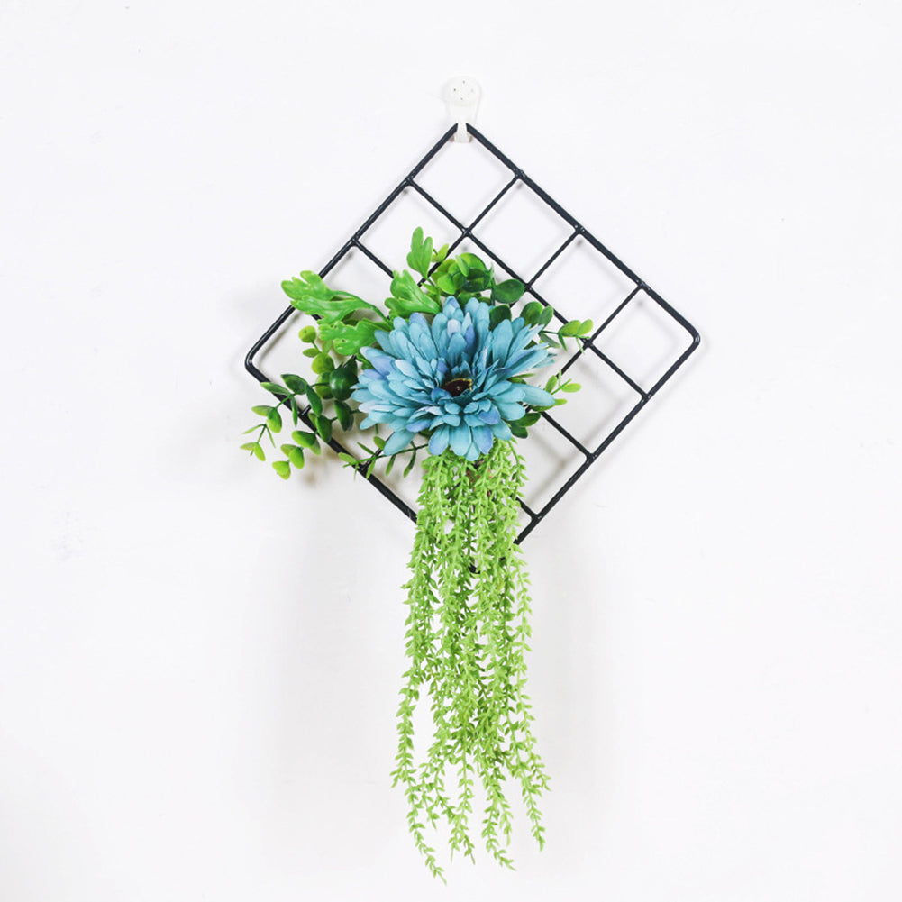 Nordic Minimalist Plant Grid Panel Wall Decor Jewelry Organizer Photo Frame