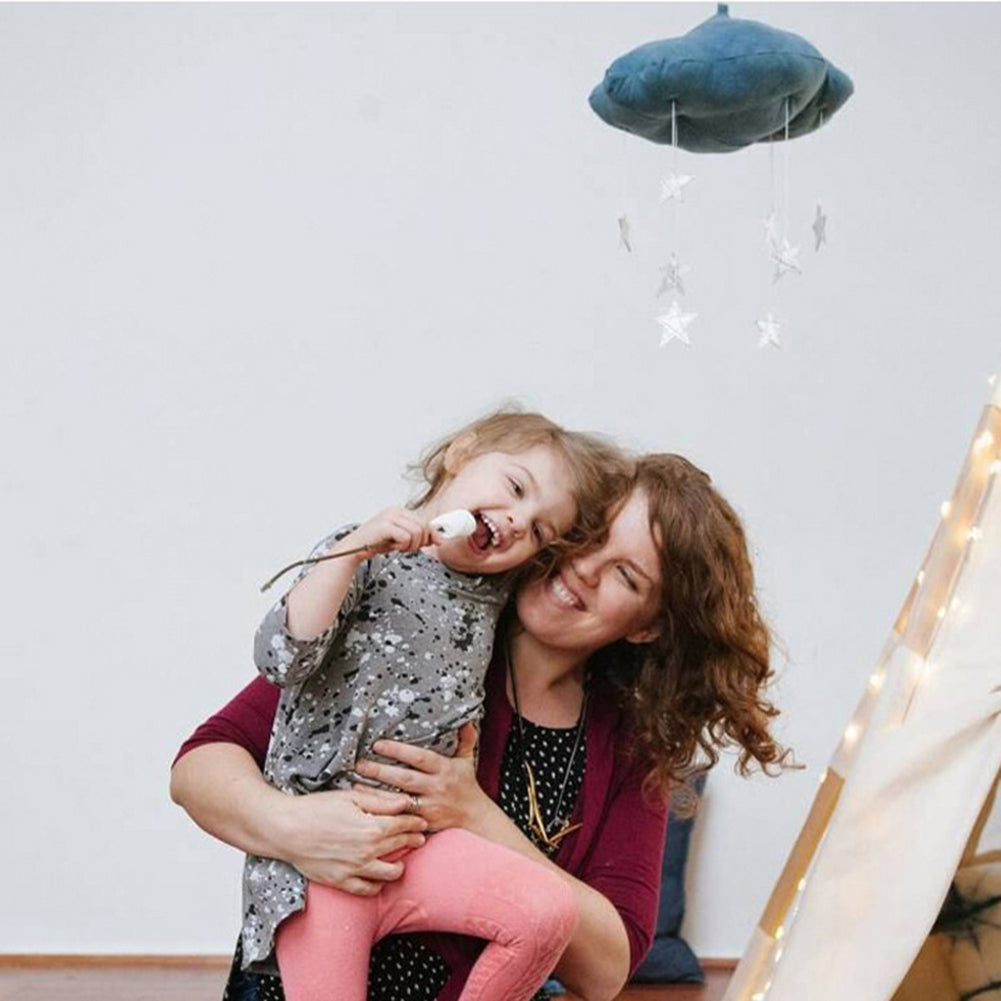 Cotton Moon Star Cloud Wall Hanging Ornament Toy Kids Room Decoration Photo Prop