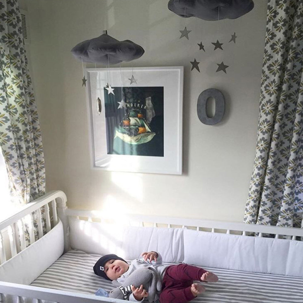 Cotton Moon Star Cloud Wall Hanging Ornament Toy Kids Room Decoration Photo Prop