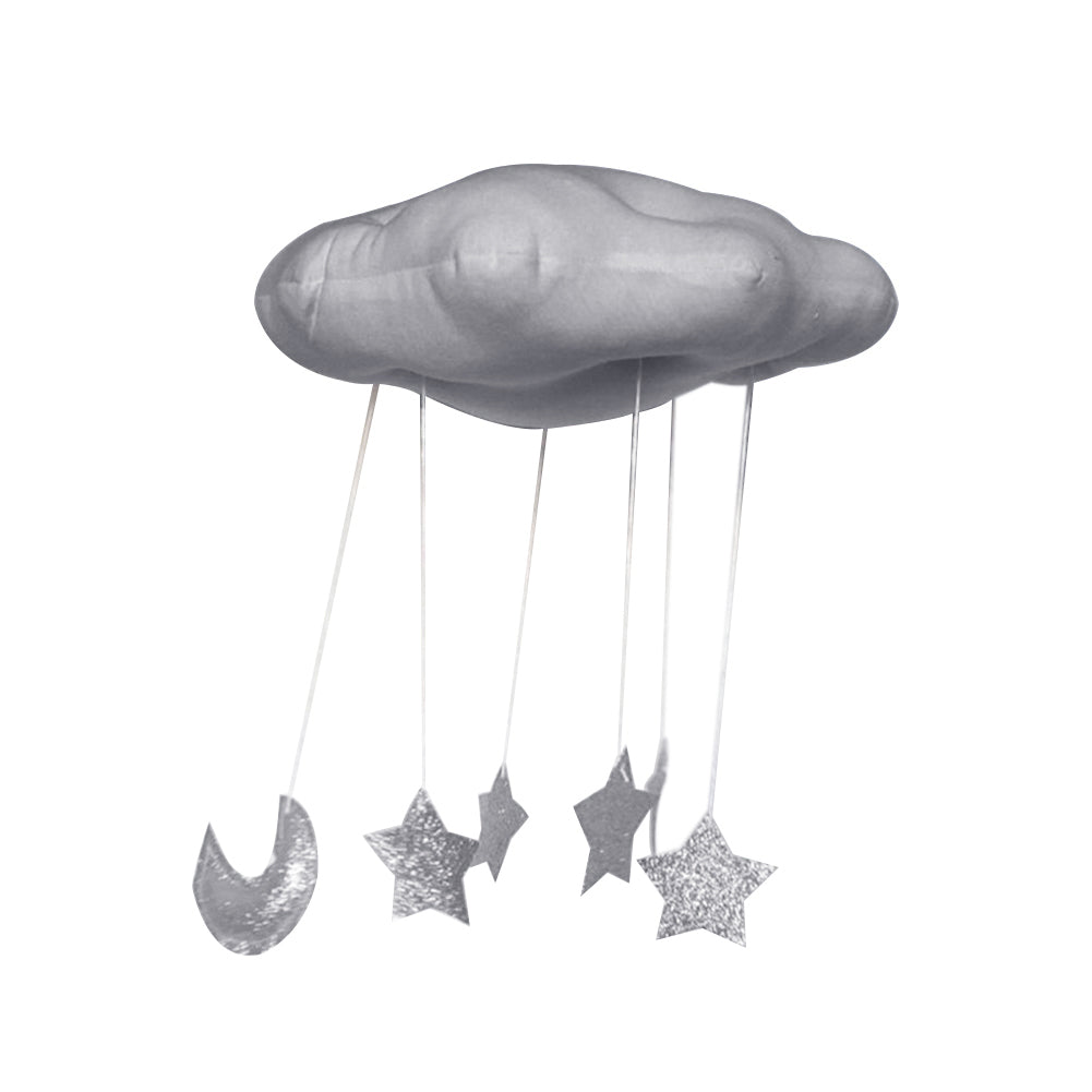 Cotton Moon Star Cloud Wall Hanging Ornament Toy Kids Room Decoration Photo Prop
