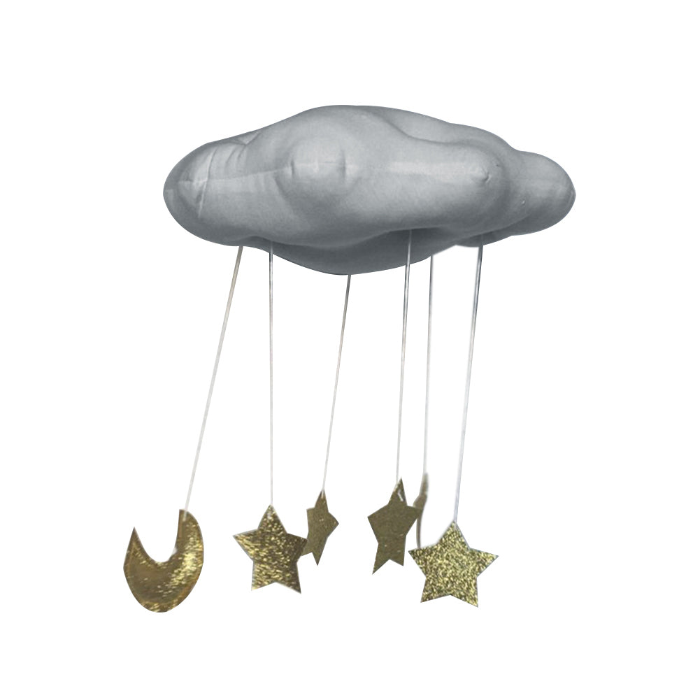 Cotton Moon Star Cloud Wall Hanging Ornament Toy Kids Room Decoration Photo Prop