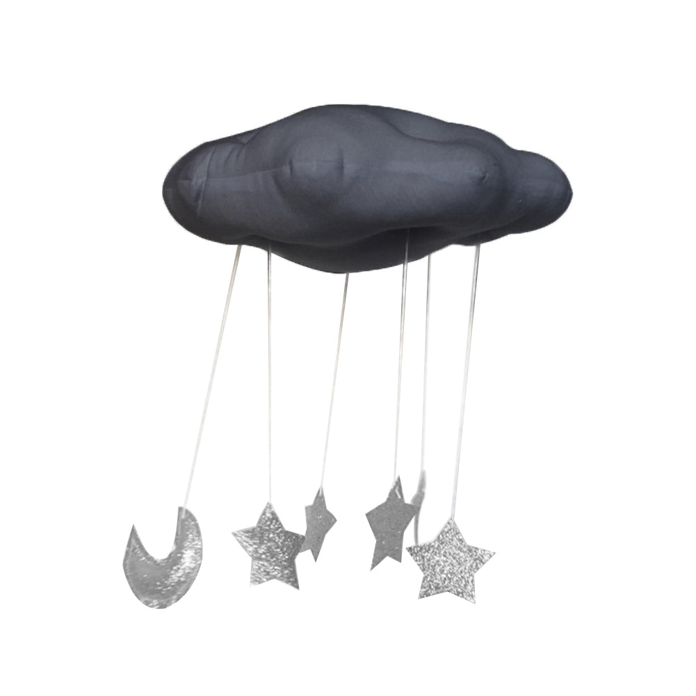 Cotton Moon Star Cloud Wall Hanging Ornament Toy Kids Room Decoration Photo Prop