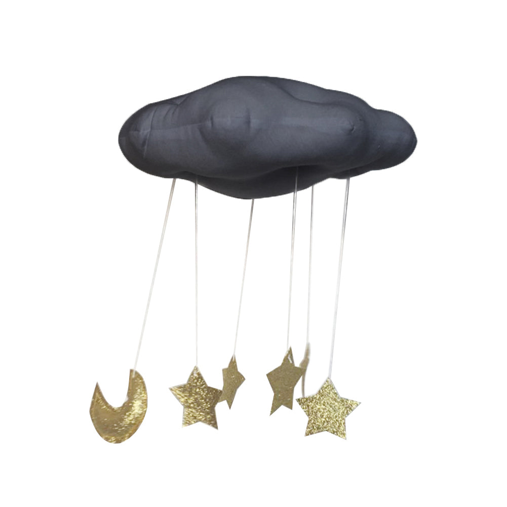 Cotton Moon Star Cloud Wall Hanging Ornament Toy Kids Room Decoration Photo Prop