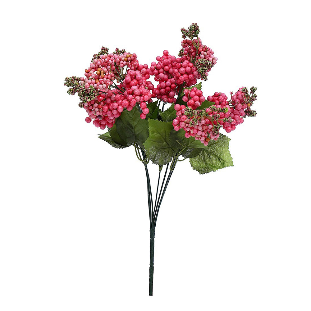 1 Bouquet 7 Branches Artificial Fake Flower Fruit Gypsophila Wedding Home Decor