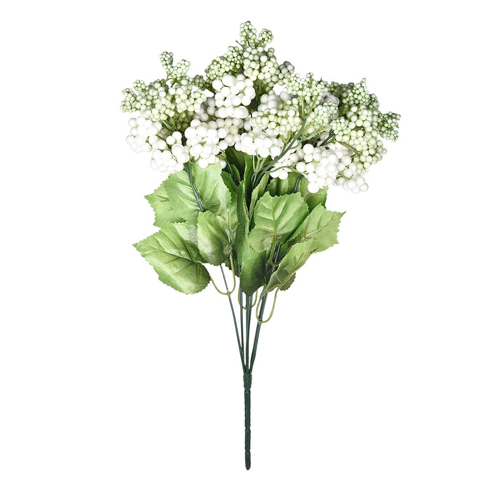 1 Bouquet 7 Branches Artificial Fake Flower Fruit Gypsophila Wedding Home Decor