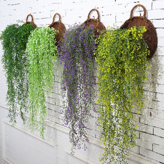 1Pc Artificial Flower Ivy Vine Foliage Wall Hanging Garland Plant Garden Decor