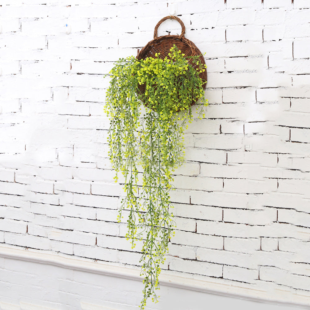 1Pc Artificial Flower Ivy Vine Foliage Wall Hanging Garland Plant Garden Decor