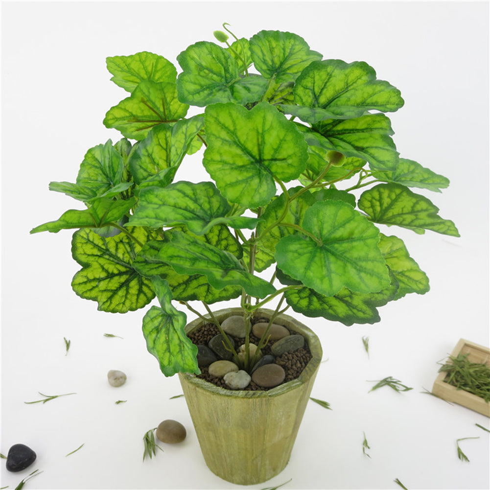 5 Branches/1Pc Artificial Plant Leaves Home Room Office Party Bonsai Decoration