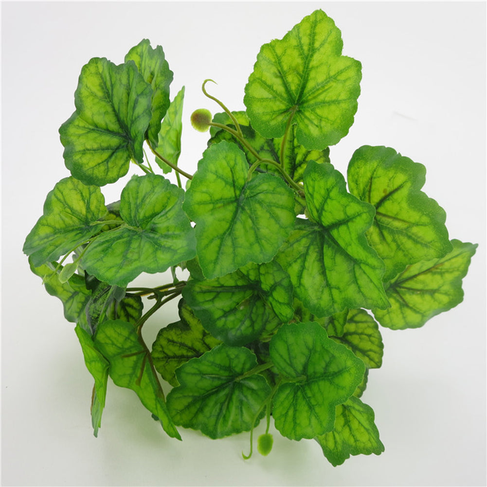 5 Branches/1Pc Artificial Plant Leaves Home Room Office Party Bonsai Decoration