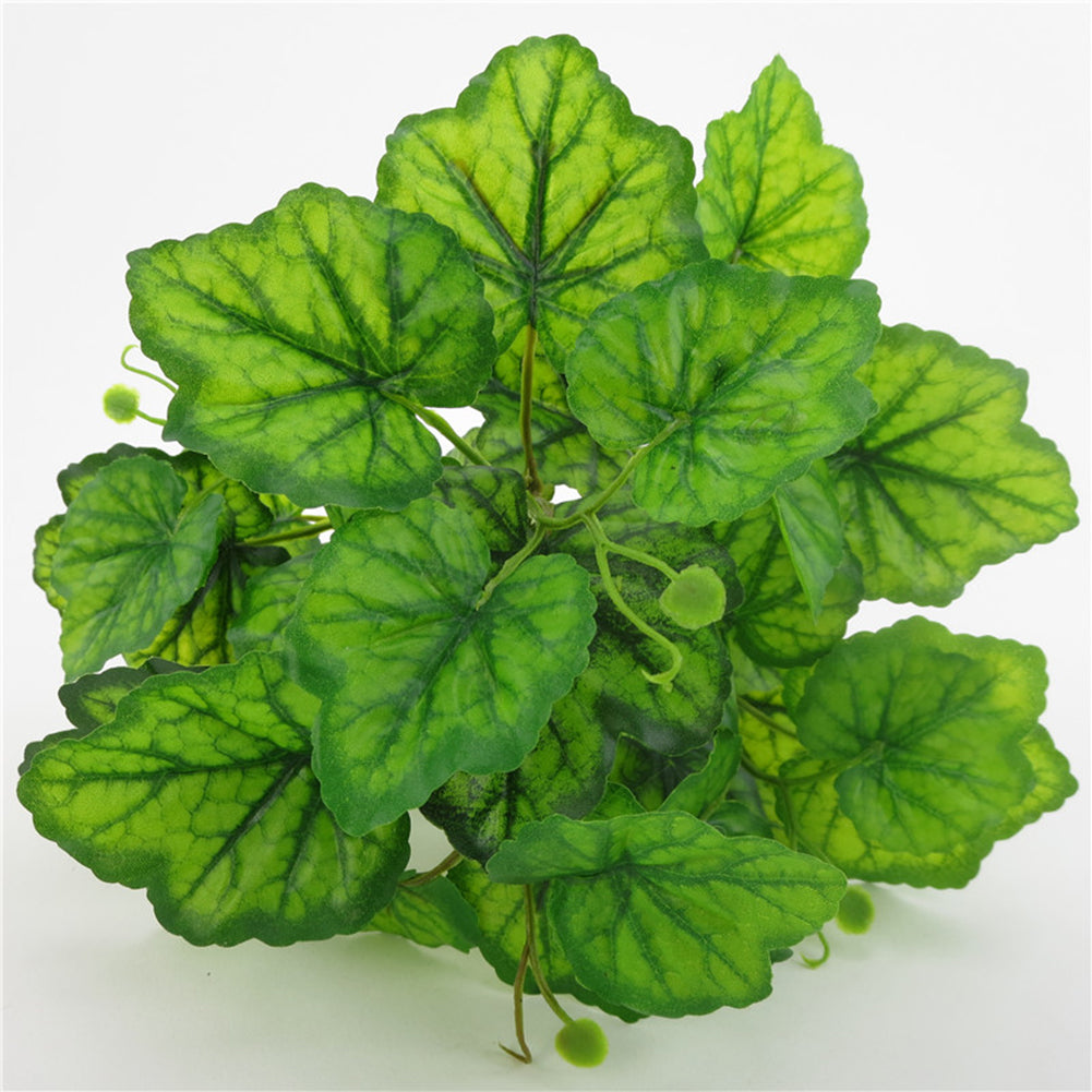 5 Branches/1Pc Artificial Plant Leaves Home Room Office Party Bonsai Decoration