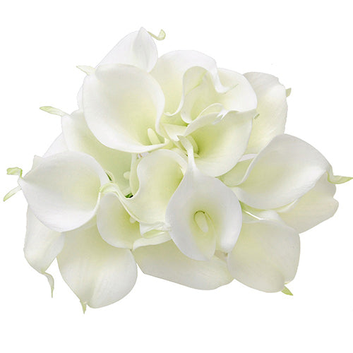 20 Pcs Artificial Latex Calla Lily Flower Beautiful Bouquet Home Wedding Bridal Decor