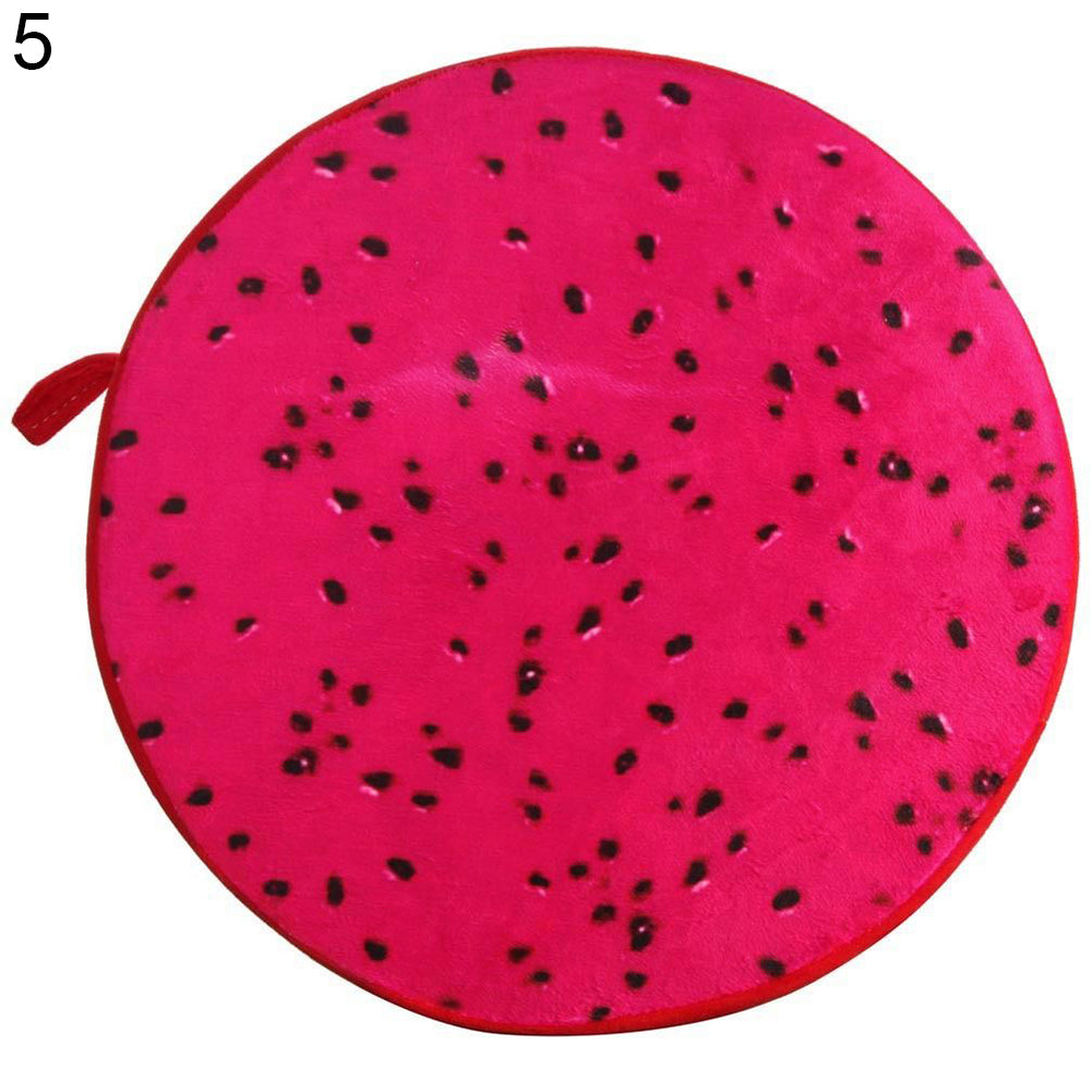 Lemon Pitaya Fruit Small Cute Plush Warm Sofa Seat Cushions Home Chairs Decor