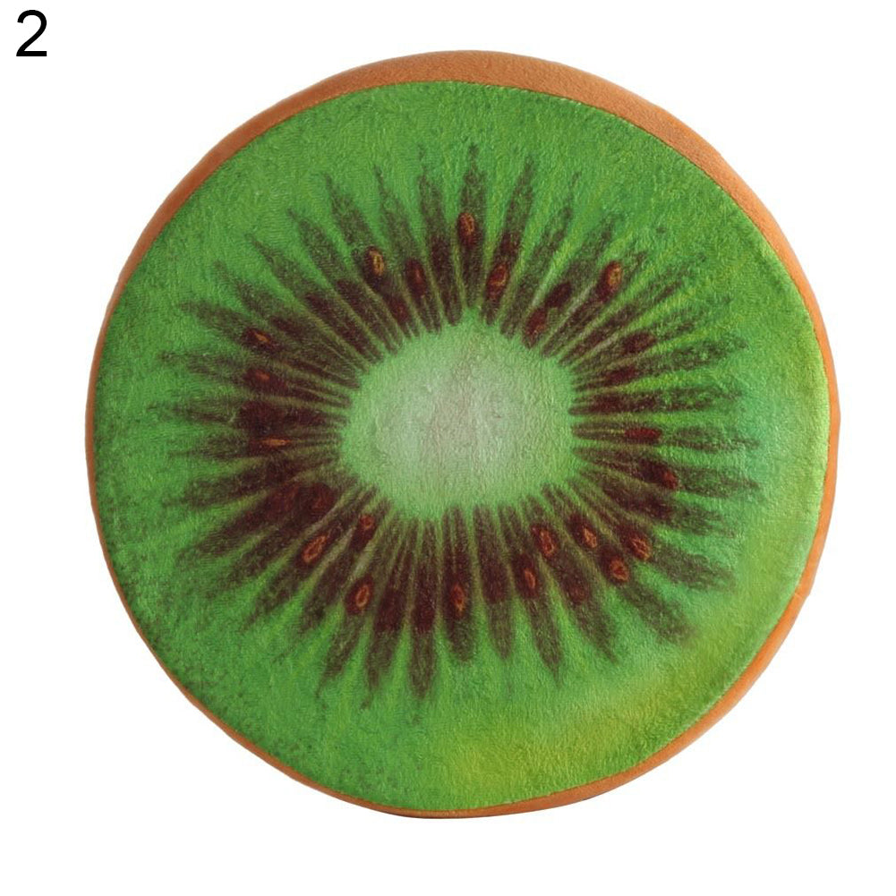 Lemon Pitaya Fruit Small Cute Plush Warm Sofa Seat Cushions Home Chairs Decor