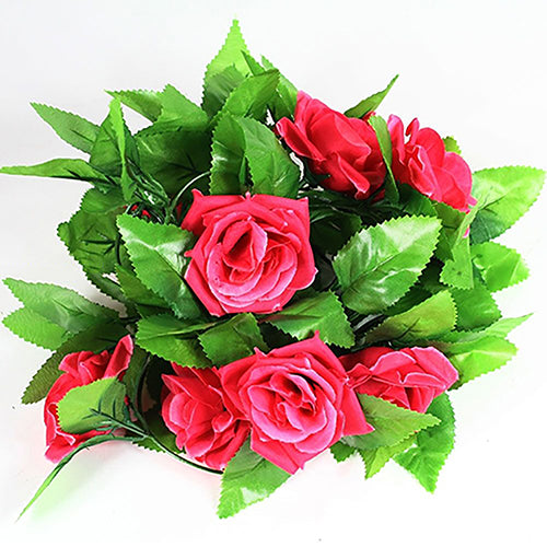 Artificial Fake Silk Rose Flower Ivy Vine Hanging Garland Wedding DIY Home Decor