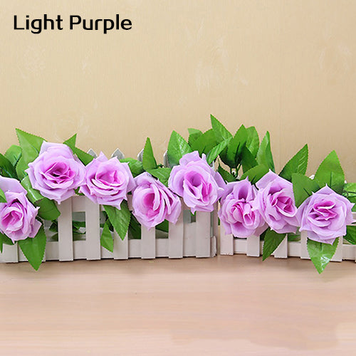 Artificial Fake Silk Rose Flower Ivy Vine Hanging Garland Wedding DIY Home Decor