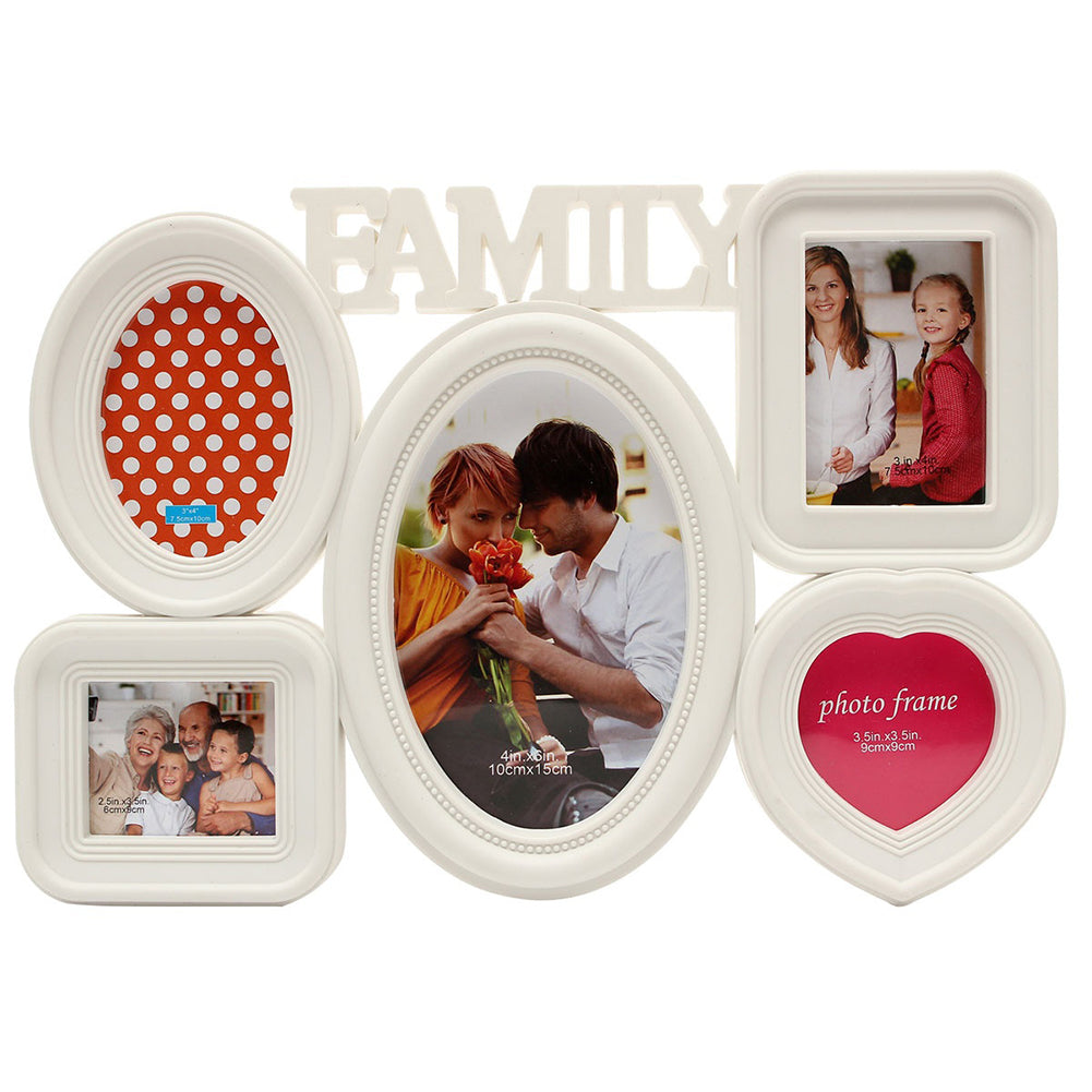 5 Combination Photo Frame Family Love DIY Picture Rahmen Bedroom Hanging Decor