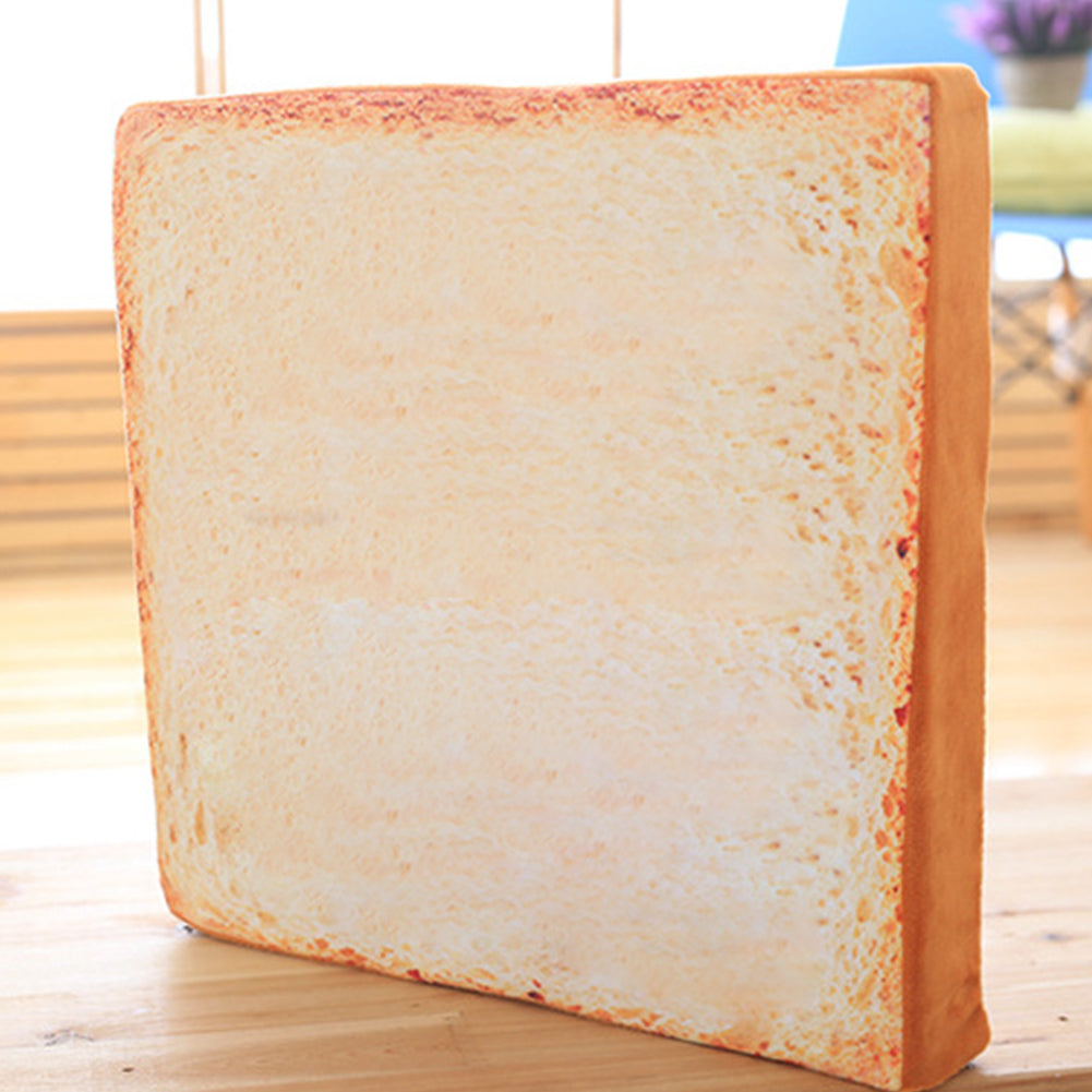 Creative Cute Soft Toast Slice Bread Shape Sponge Filler Pet Cat Bed Mat Cushion