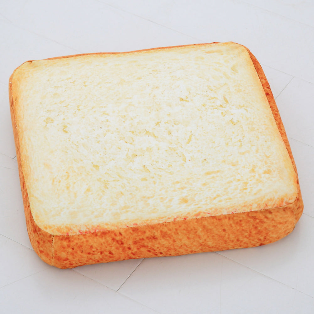 Creative Cute Soft Toast Slice Bread Shape Sponge Filler Pet Cat Bed Mat Cushion