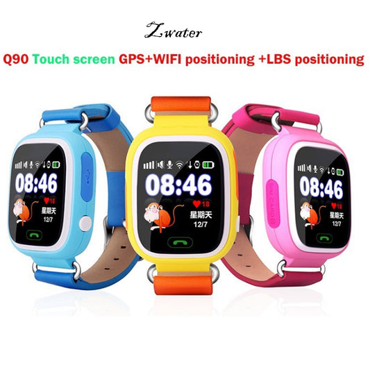 baby GPS Smart Watch Q90 Phone Position with Wifi touch screen SOS Call Location DeviceTracker for Kid Safe PKQ50 Q80