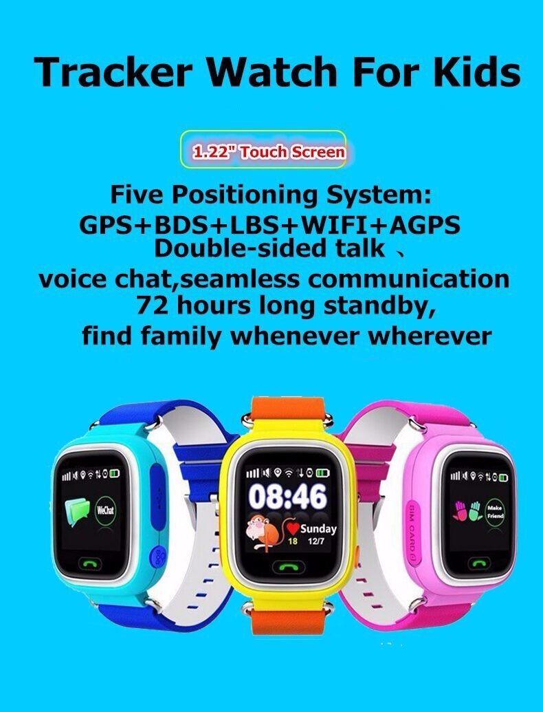 baby GPS Smart Watch Q90 Phone Position with Wifi touch screen SOS Call Location DeviceTracker for Kid Safe PKQ50 Q80