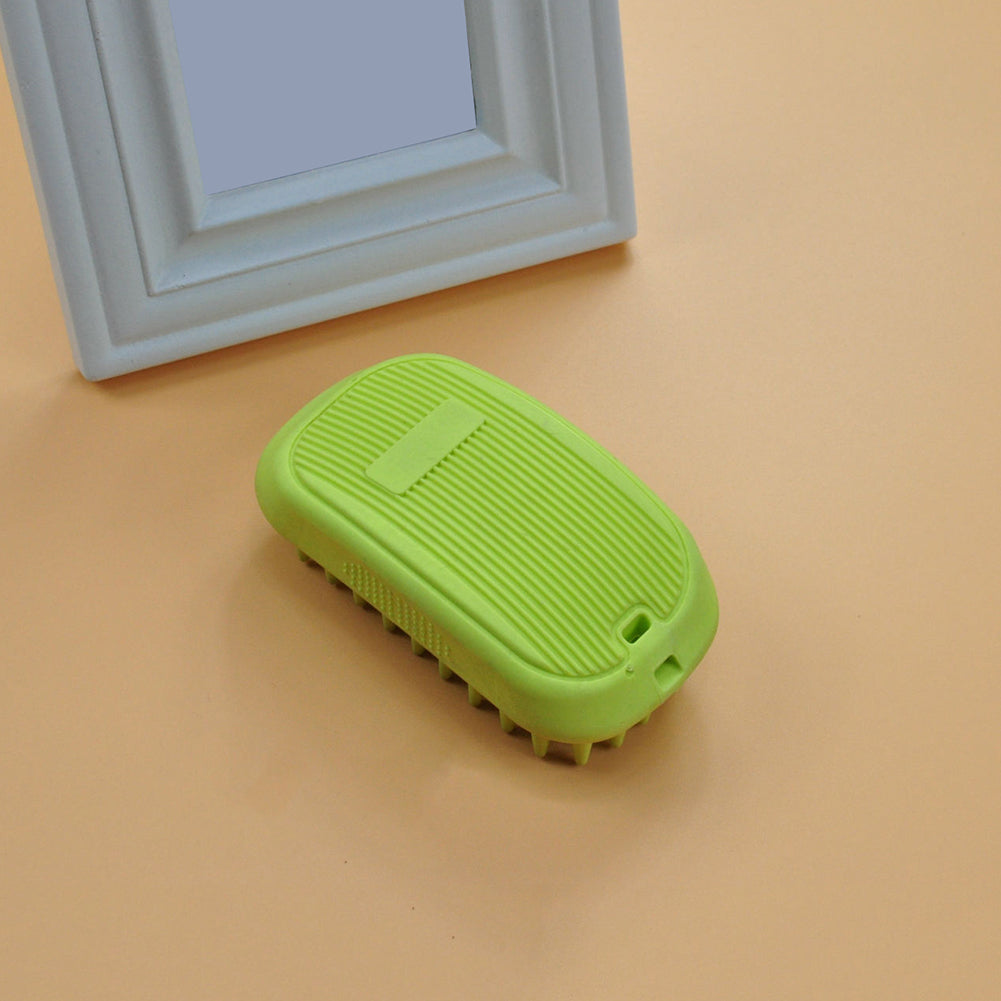 Solid Color Dog Cat Hair Comb Puppy Pet Fur Grooming Bath Brush Massage Tool