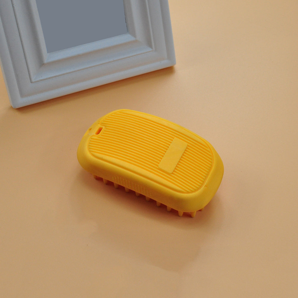 Solid Color Dog Cat Hair Comb Puppy Pet Fur Grooming Bath Brush Massage Tool