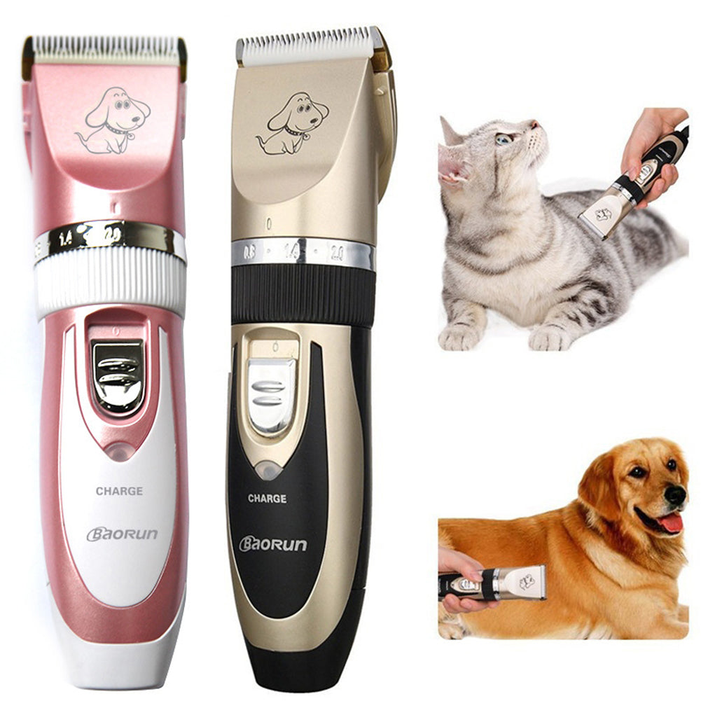 Electric Pet Hair Grooming Razor Dog Cat Hair Trimmer Cutter Rechargeable Tool
