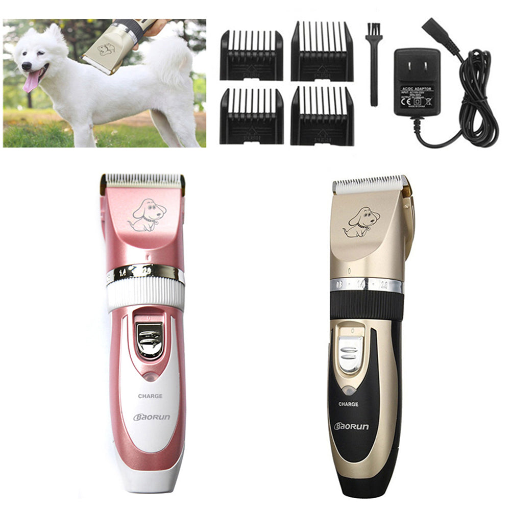 Electric Pet Hair Grooming Razor Dog Cat Hair Trimmer Cutter Rechargeable Tool
