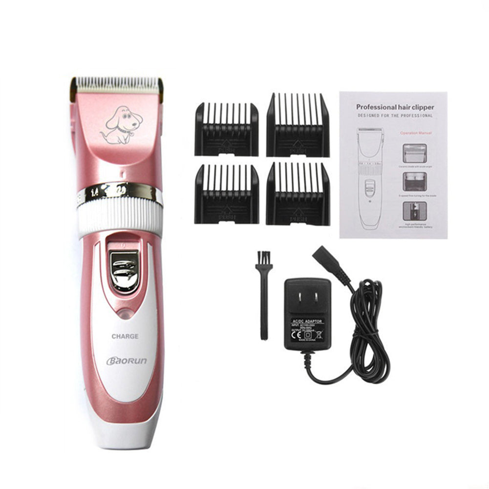Electric Pet Hair Grooming Razor Dog Cat Hair Trimmer Cutter Rechargeable Tool