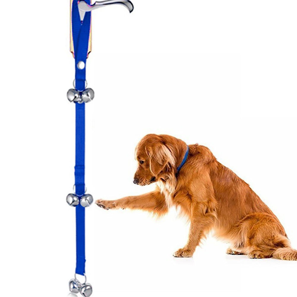 Fashion Dog Puppy Door Handle Doorbell Rope Alarm Bells Pet Home Training Tool