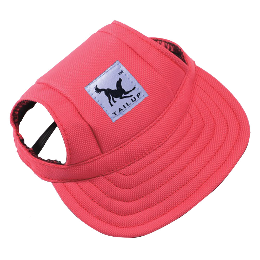 Fashion Solid Color Pet Supply Dog Outdoor Baseball Peaked Cap Puppy Visor Hat