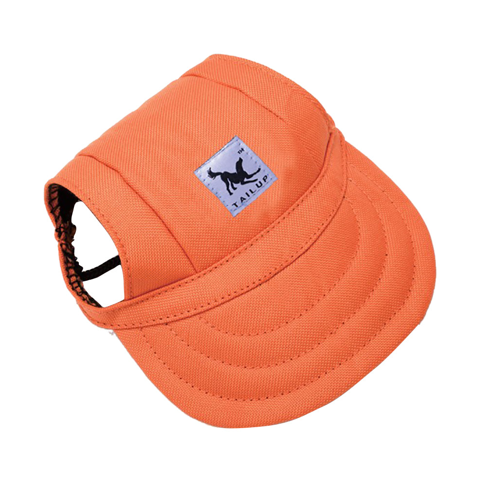 Fashion Solid Color Pet Supply Dog Outdoor Baseball Peaked Cap Puppy Visor Hat