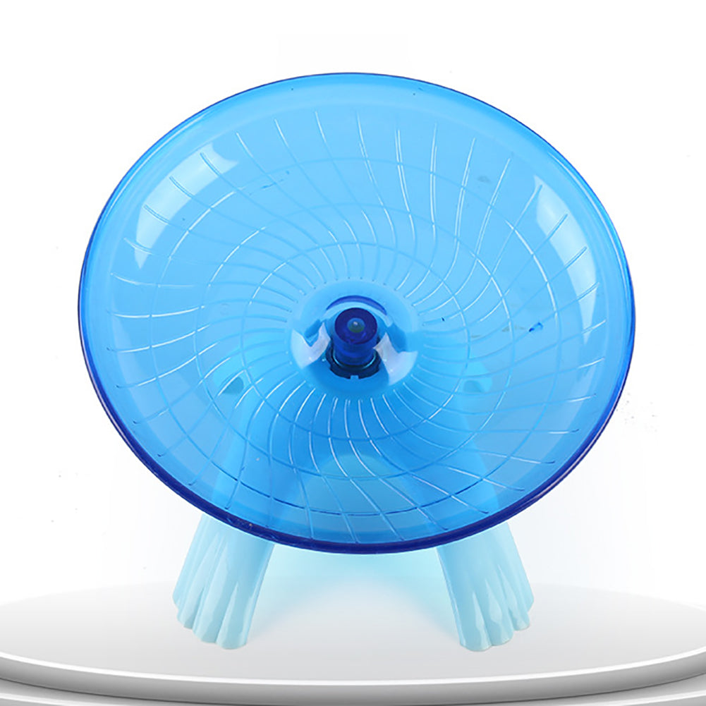 Pet Hamster Flying Saucer Exercise Wheel Mouse Running Disc Toy Cage Accessories