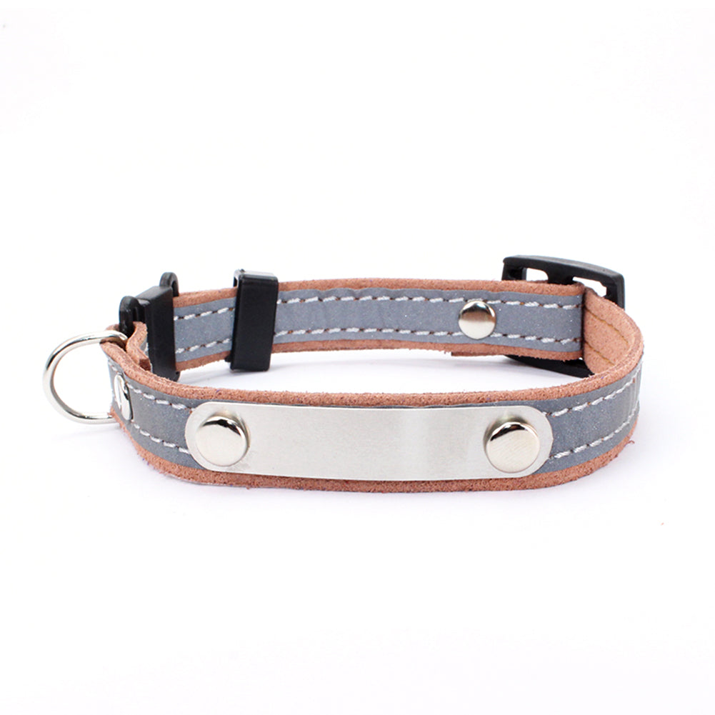 Adjustable Reflective Soft Velvet Pet Dog Cat Puppy Safety Anti-lost Collar